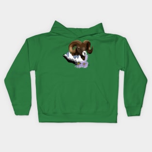 Bighorn Sheep Kids Hoodie